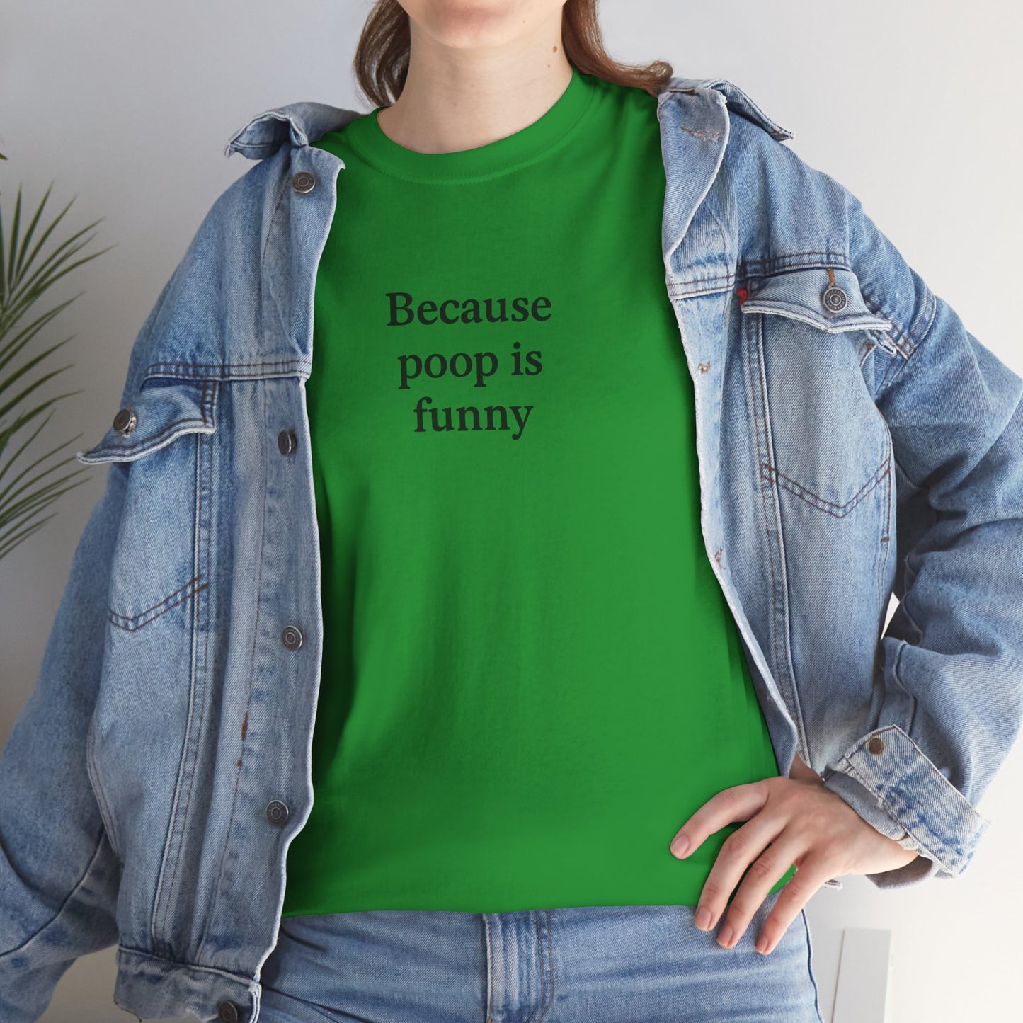 Poop Unisex Heavy Cotton Tee