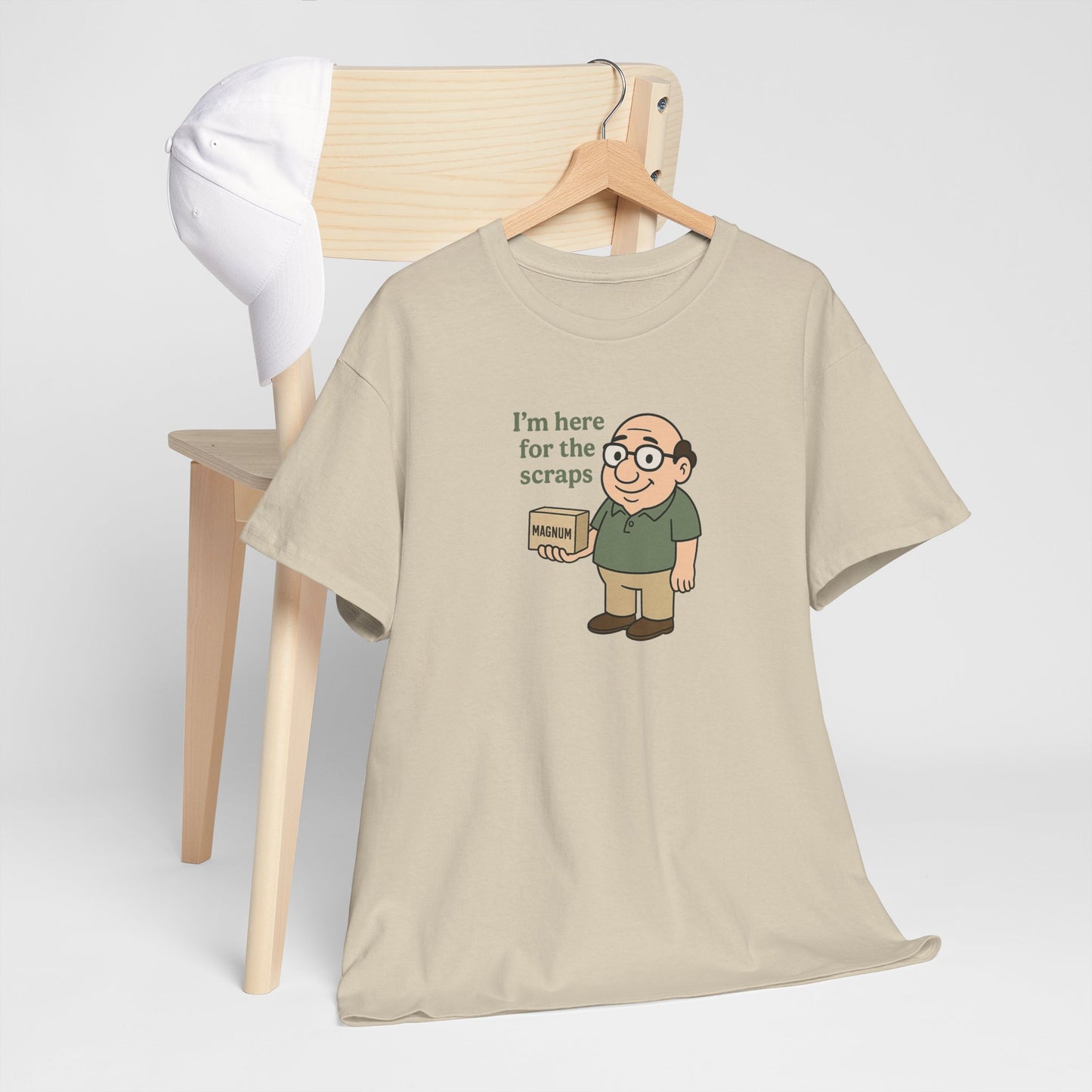 Scraps Unisex Heavy Cotton Tee -' Graphic T-Shirt