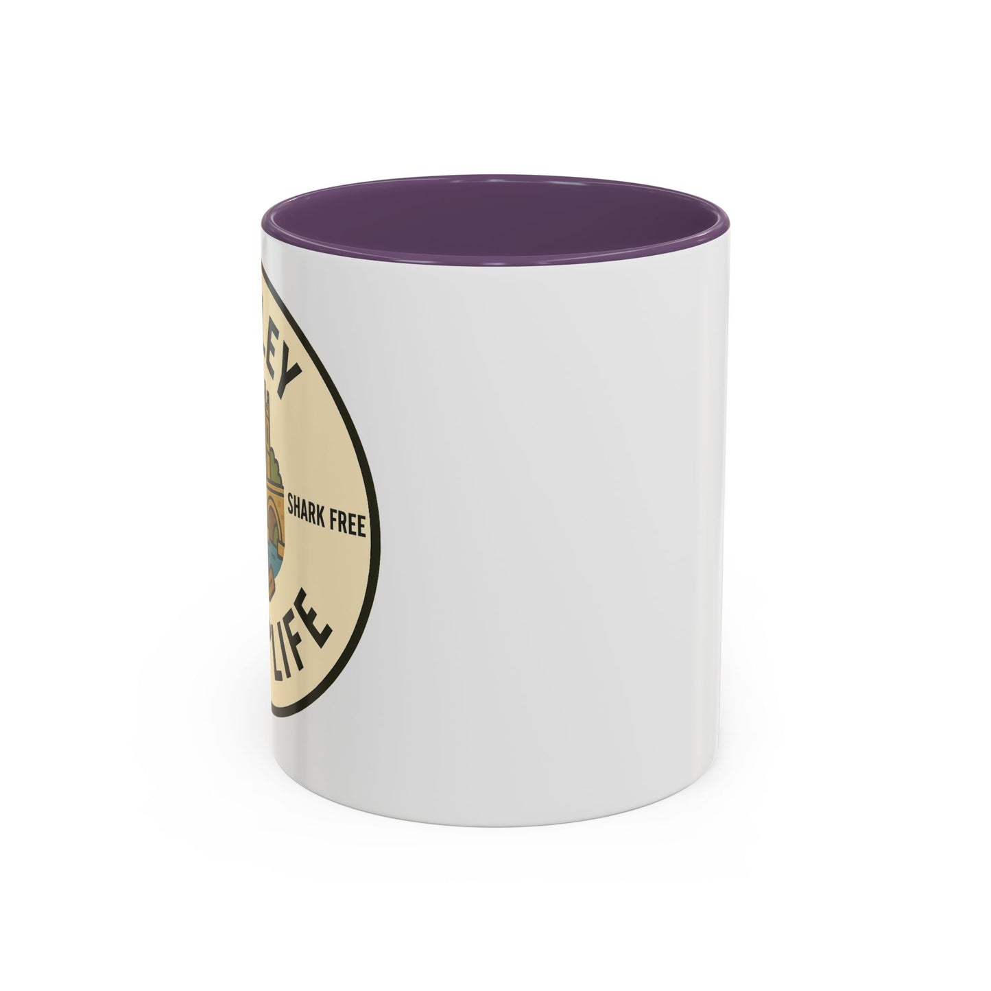 Henley River Life Coffee Mug - 11oz, Unsalted & Shark Free Design