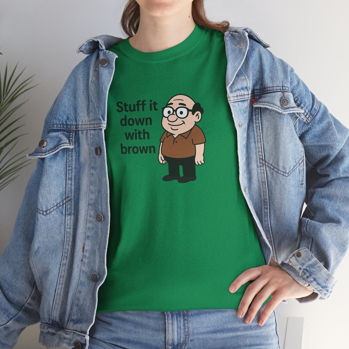 Stuff it down Unisex Heavy Cotton Tee -' Graphic T-Shirt