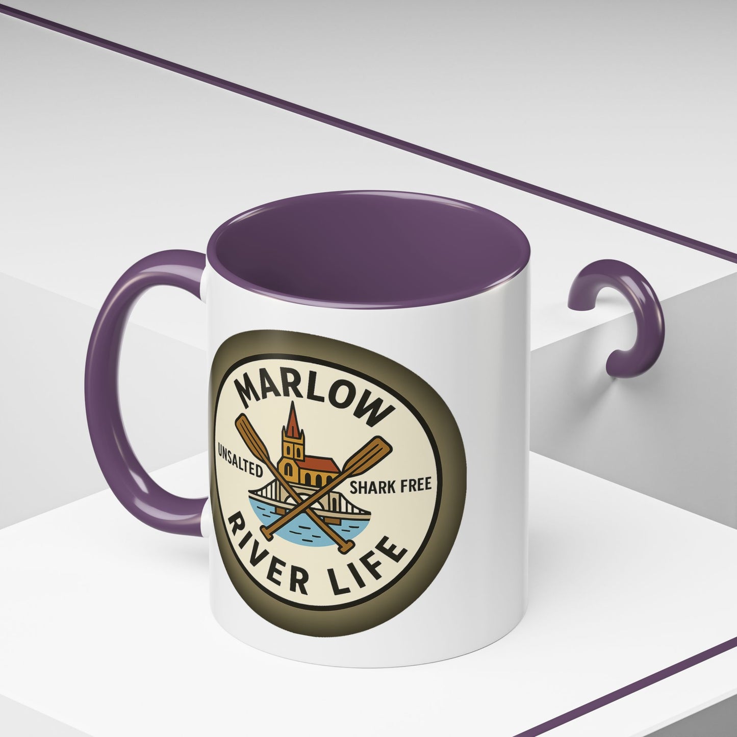 Marlow River Life Coffee Mug - 11oz, Unsalted & Shark Free Design