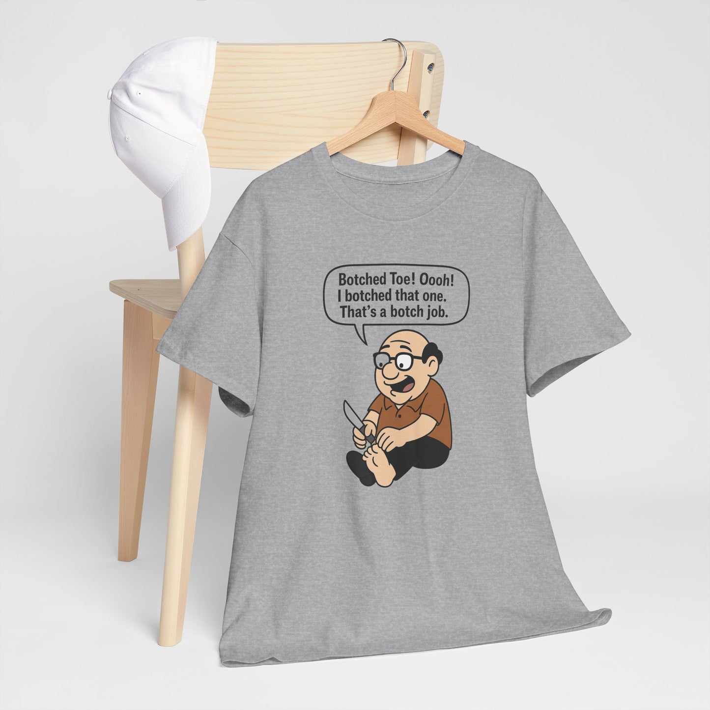 Toe Knife Unisex Heavy Cotton Tee -' Graphic T-Shirt