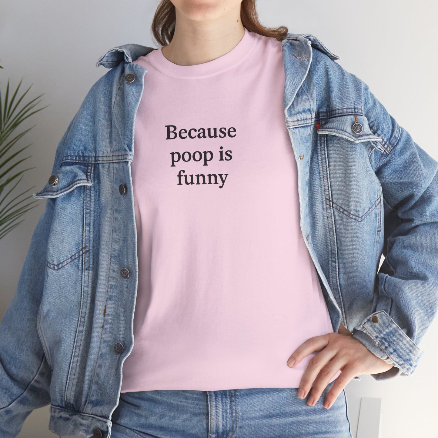 Poop Unisex Heavy Cotton Tee