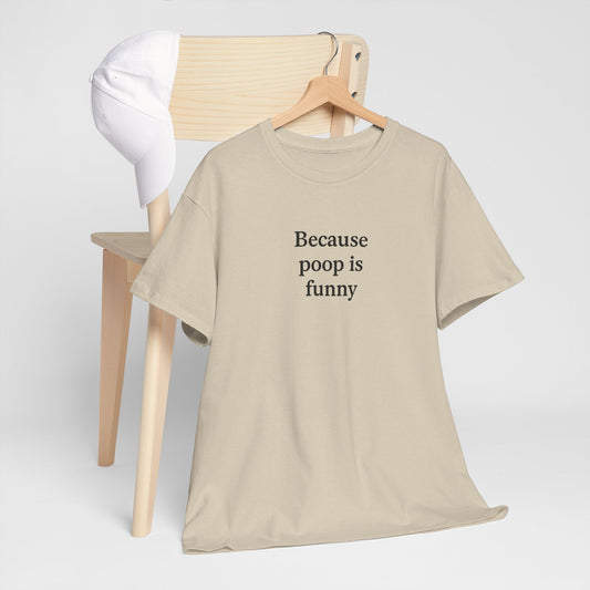 Poop Unisex Heavy Cotton Tee