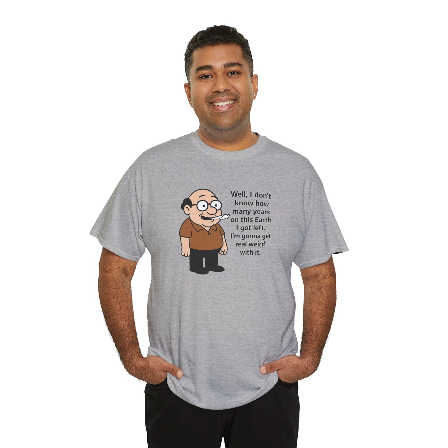 Weird with it Unisex Heavy Cotton Tee -' Graphic T-Shirt