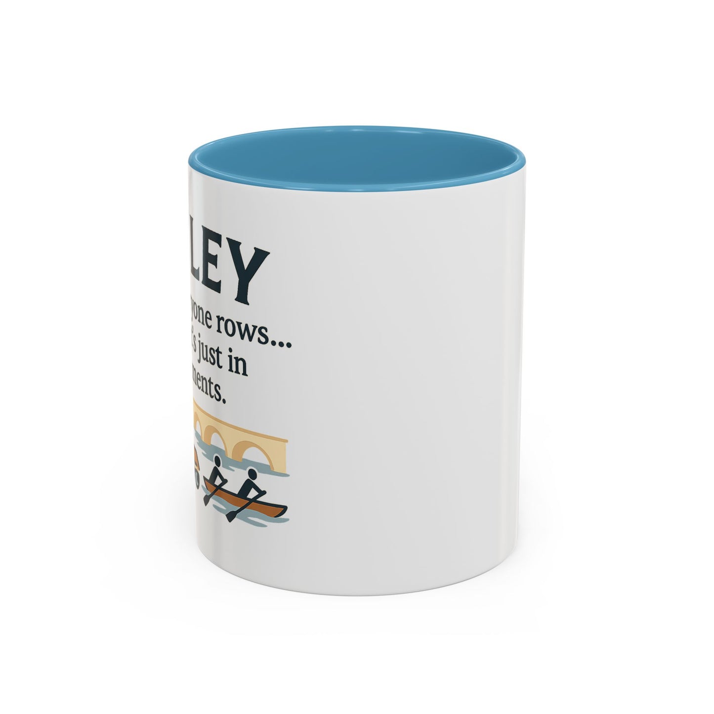 Funny Henley Row Coffee Mug - 11oz, Unsalted & Shark Free Design