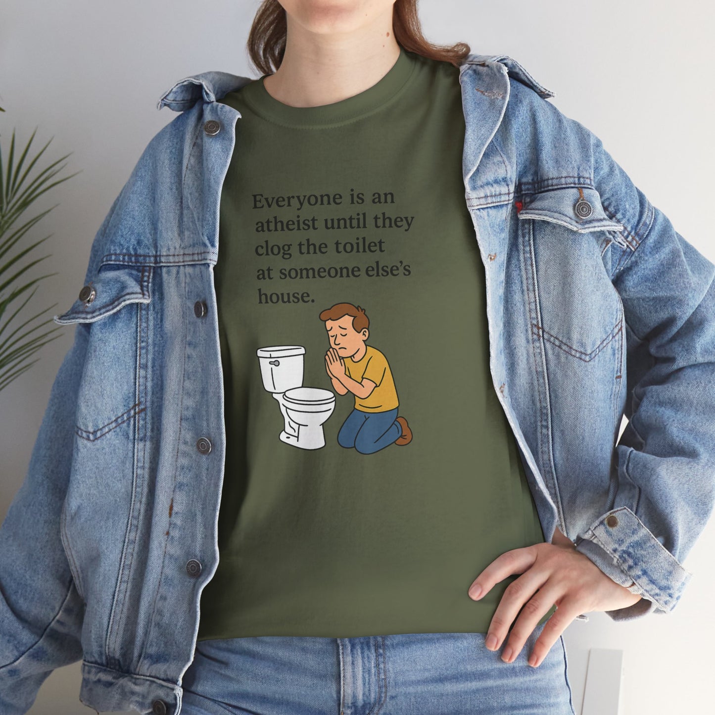 Clog toilet Unisex Heavy Cotton Tee