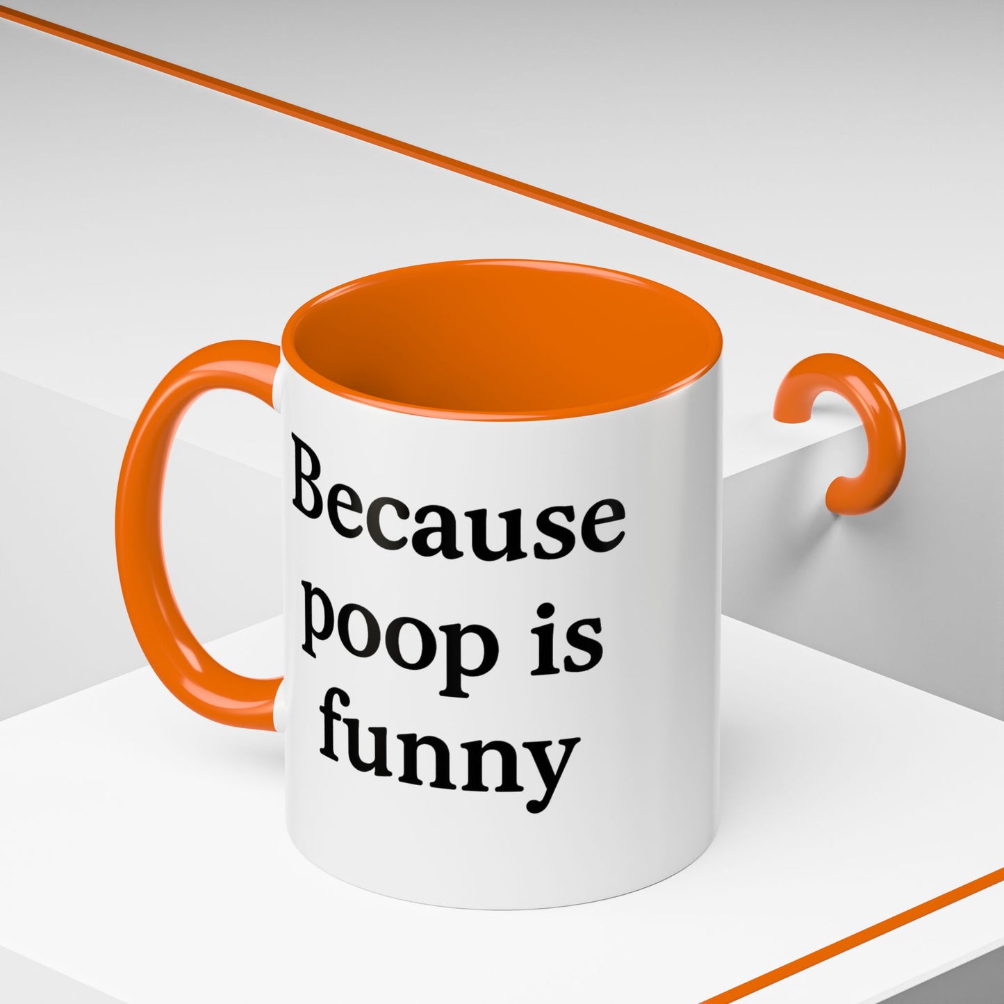 Poop is funny Mug - 11oz,