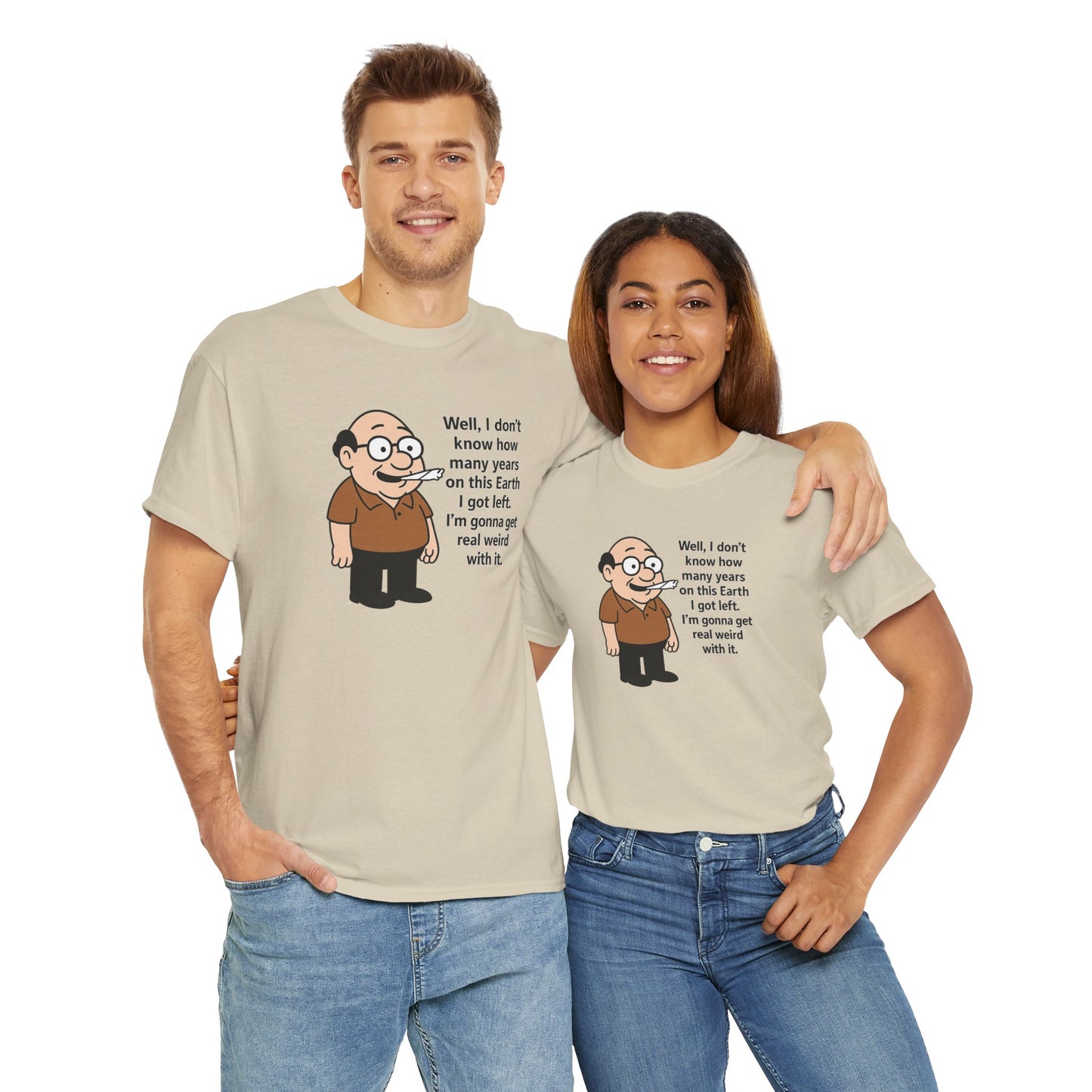 Weird with it Unisex Heavy Cotton Tee -' Graphic T-Shirt