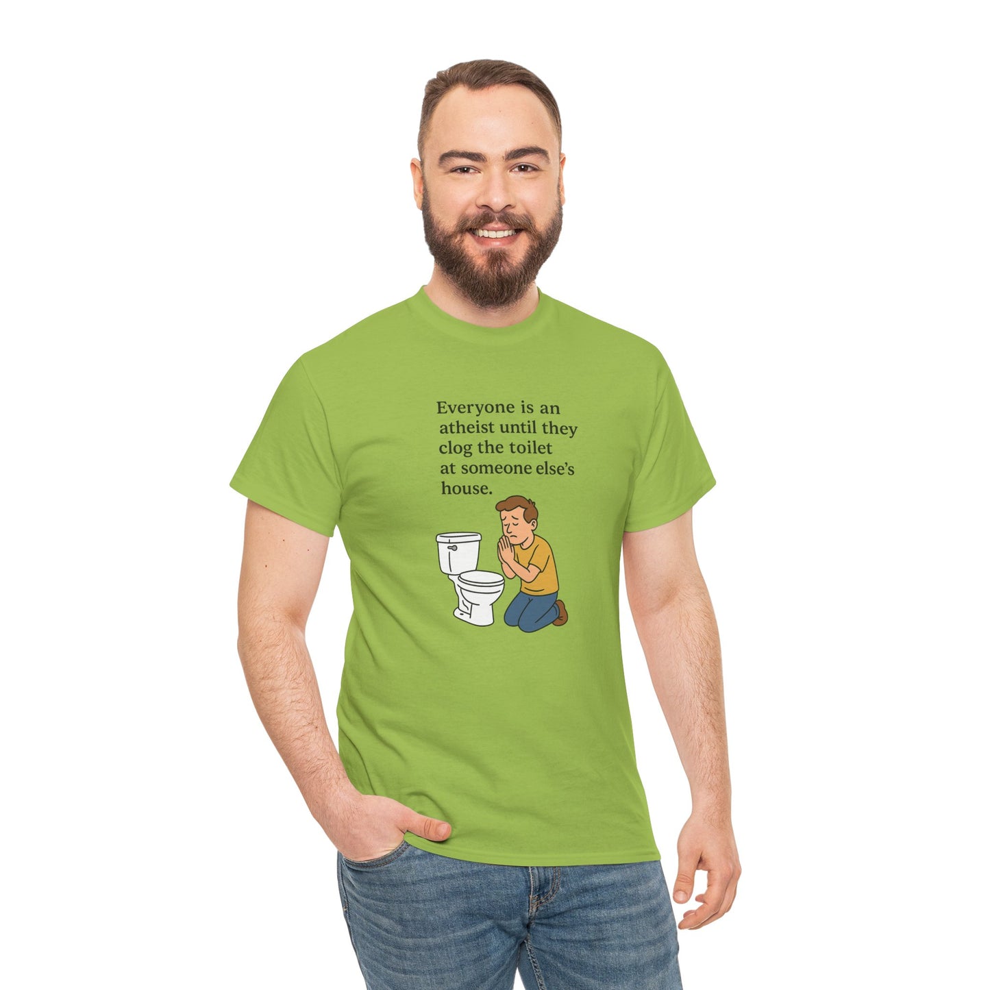 Clog toilet Unisex Heavy Cotton Tee