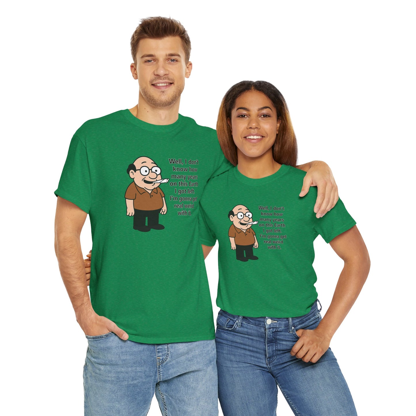 Weird with it Unisex Heavy Cotton Tee -' Graphic T-Shirt