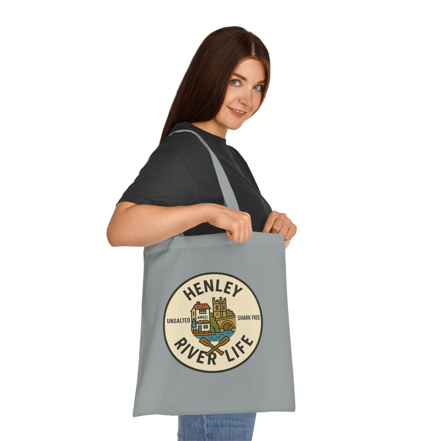 Henley River Life Cotton Tote Bag - Unsalted & Shark Free