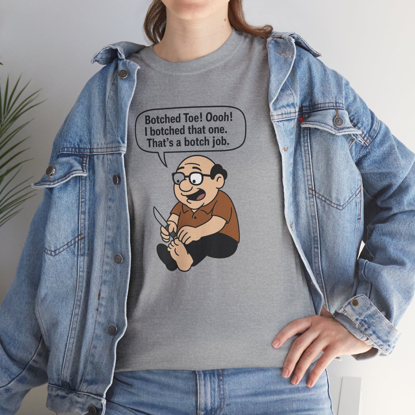 Toe Knife Unisex Heavy Cotton Tee -' Graphic T-Shirt