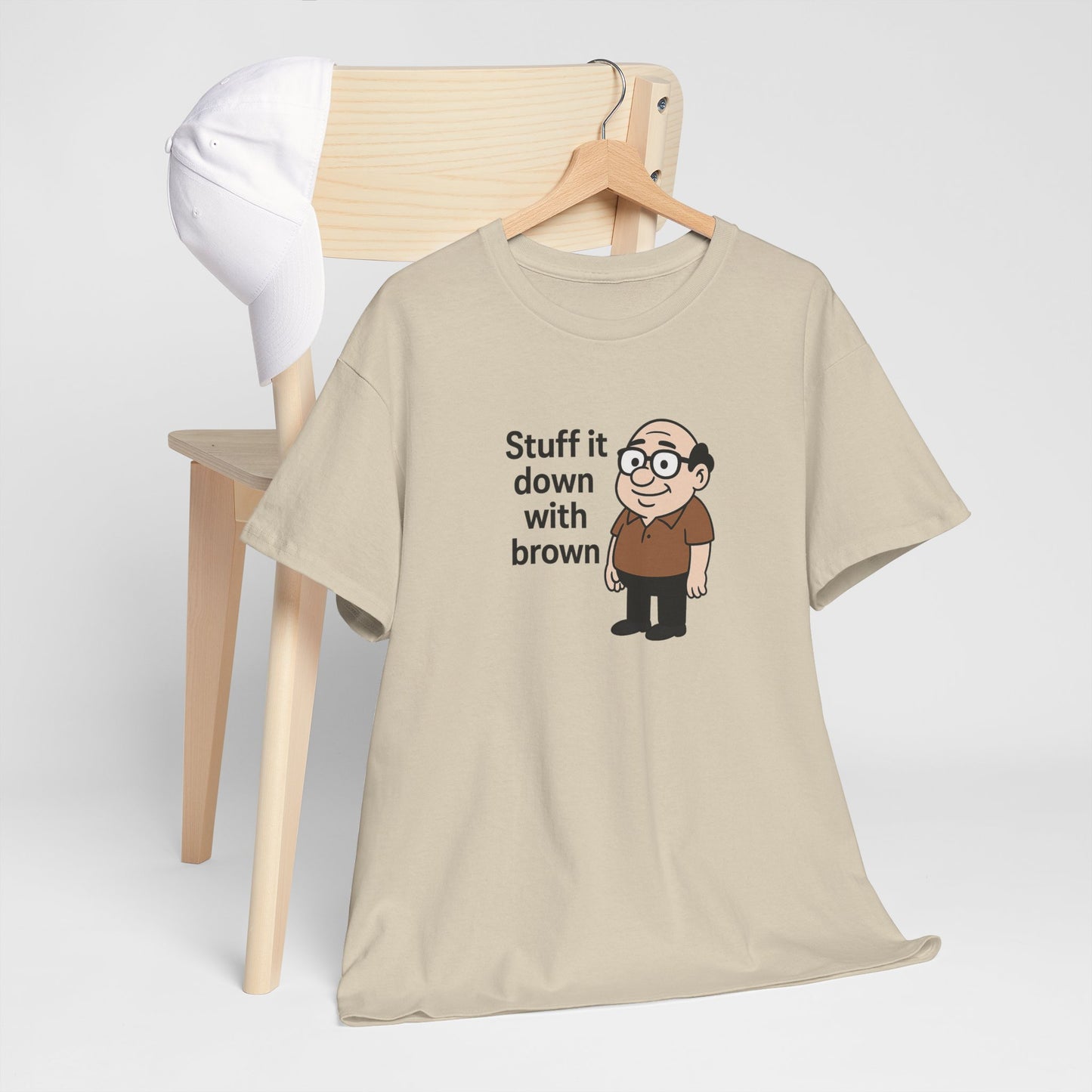Stuff it down Unisex Heavy Cotton Tee -' Graphic T-Shirt