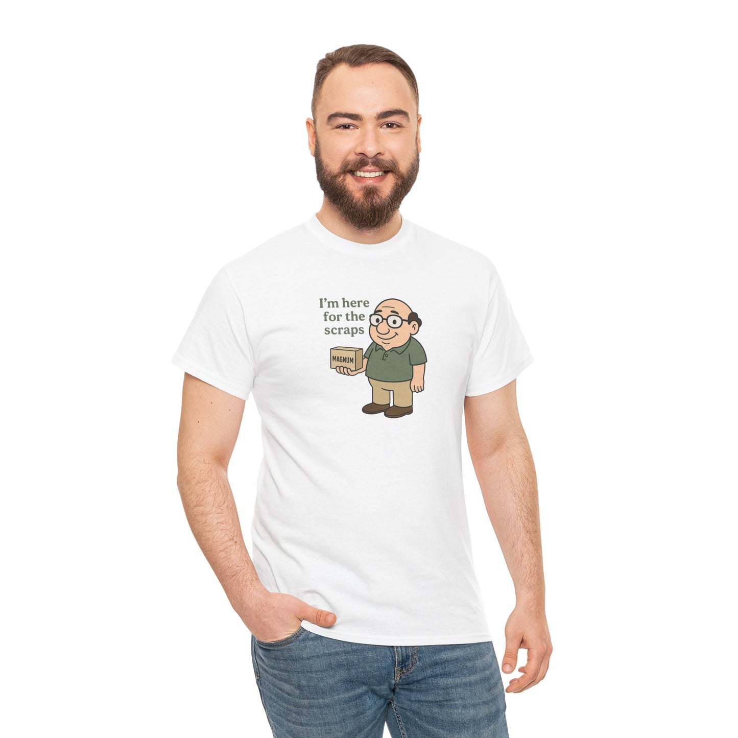 Scraps Unisex Heavy Cotton Tee -' Graphic T-Shirt