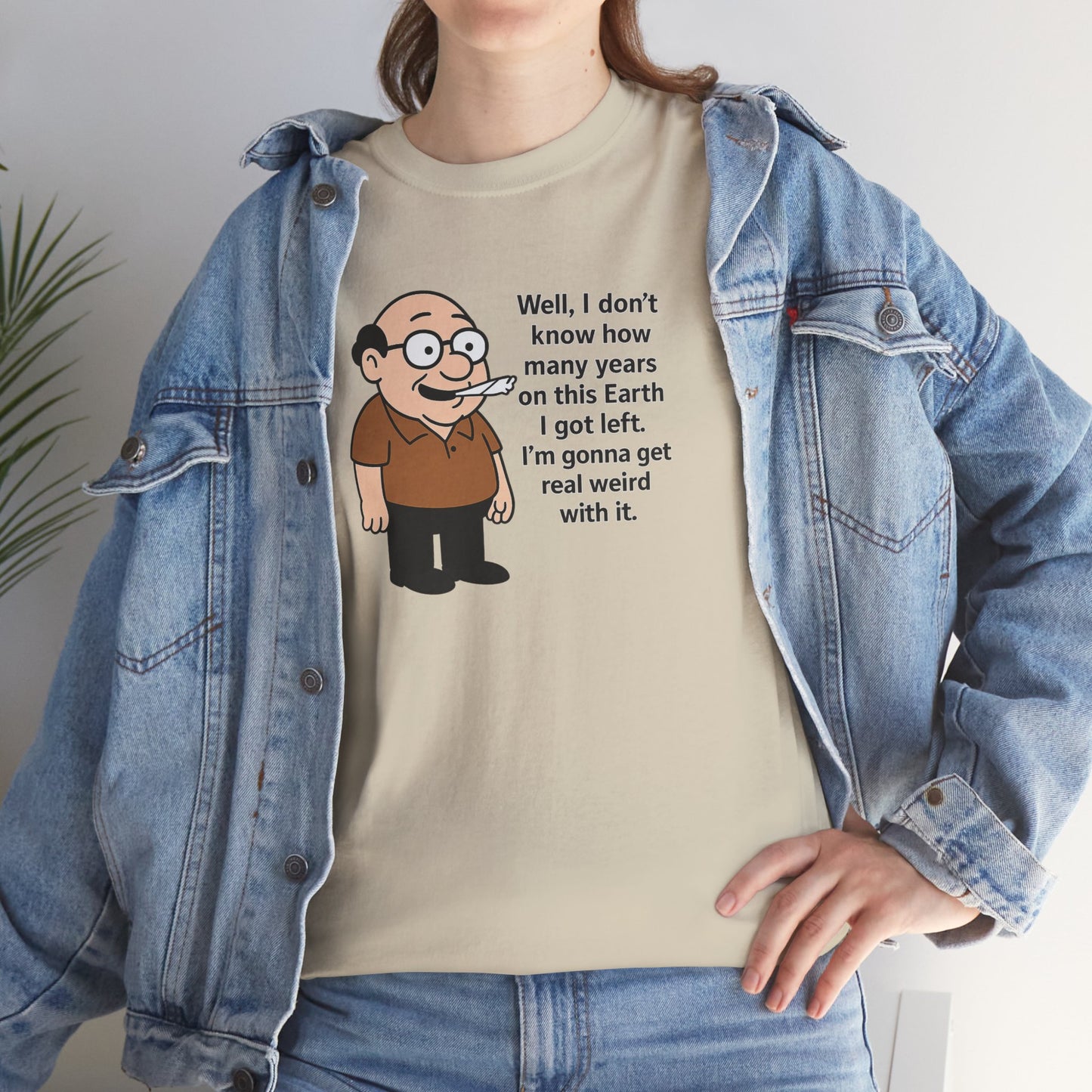 Weird with it Unisex Heavy Cotton Tee -' Graphic T-Shirt