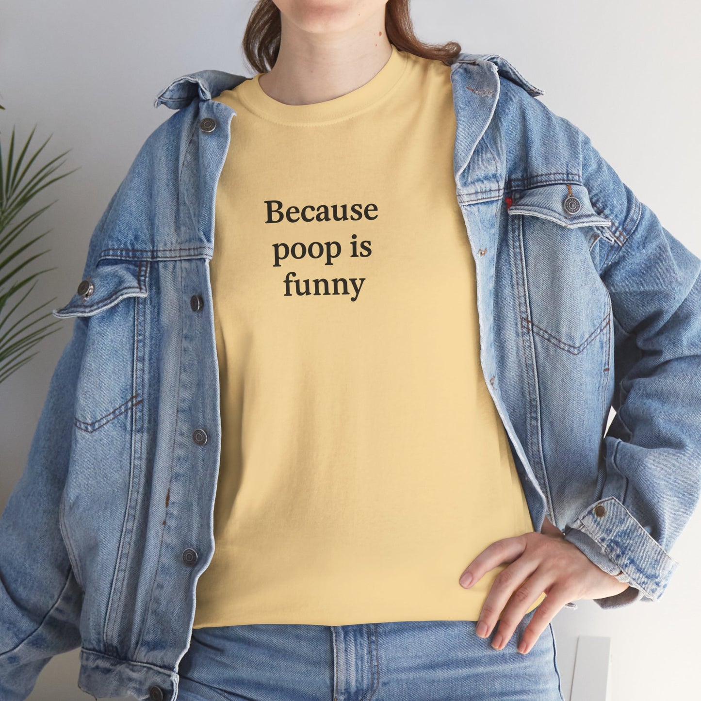 Poop Unisex Heavy Cotton Tee