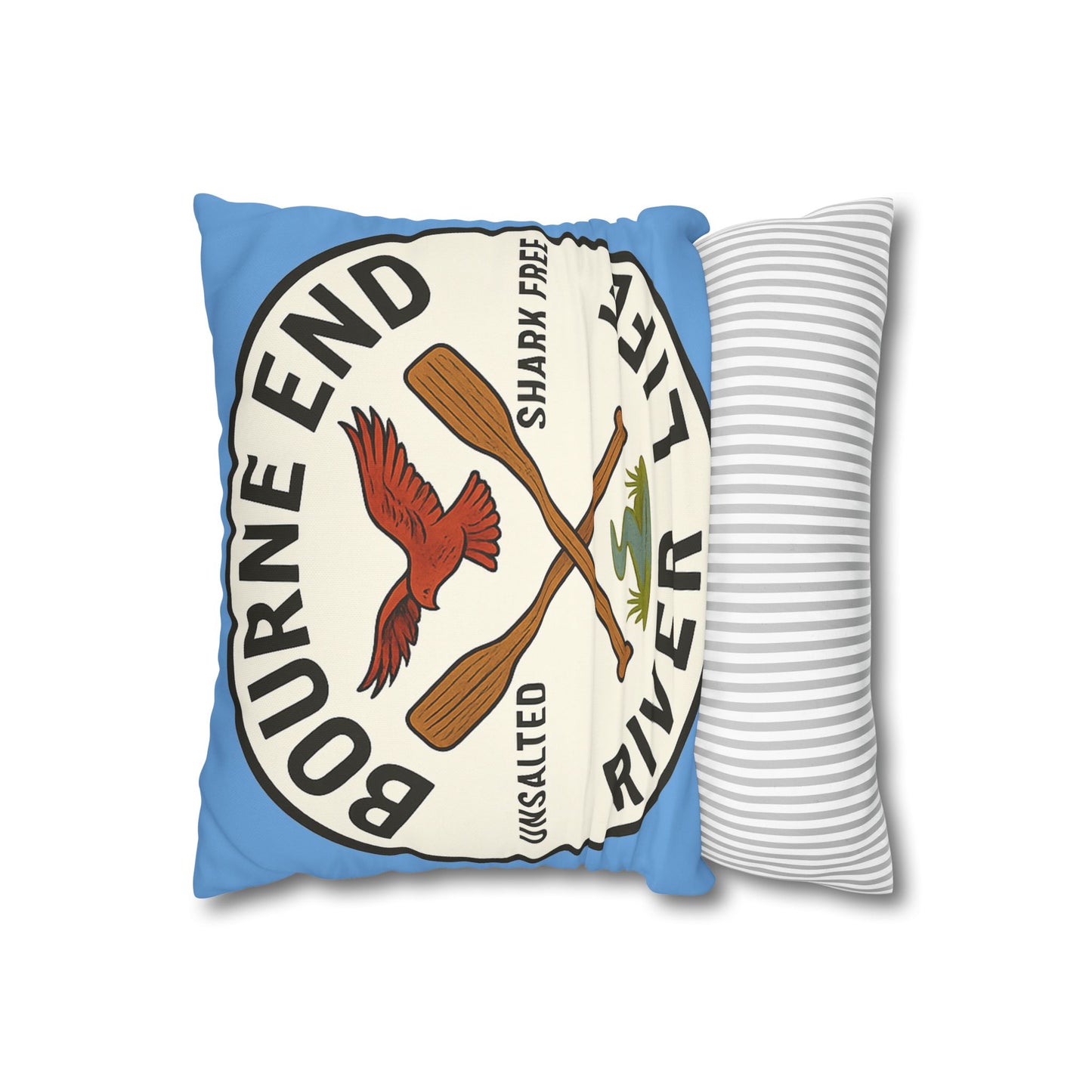 Bourne End River Life Decorative Pillowcase