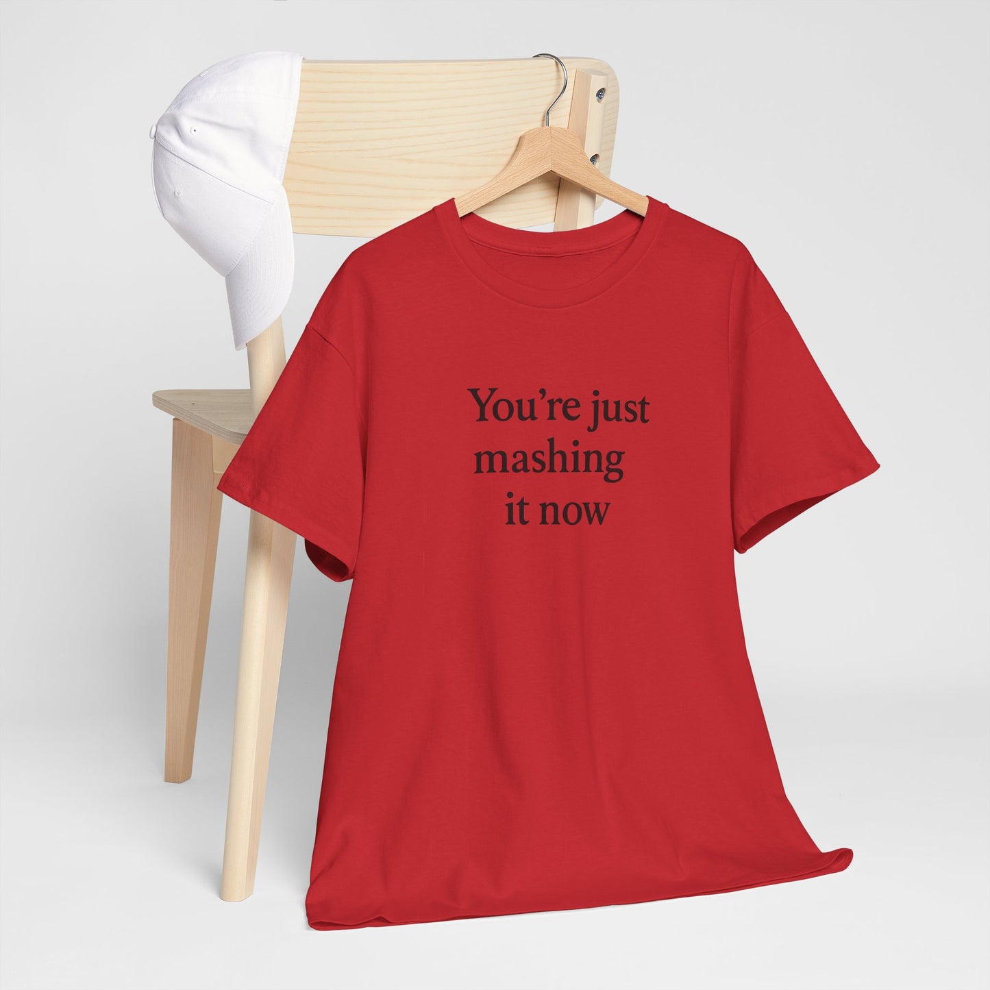 Mashing it Unisex Heavy Cotton Tee -' Graphic T-Shirt