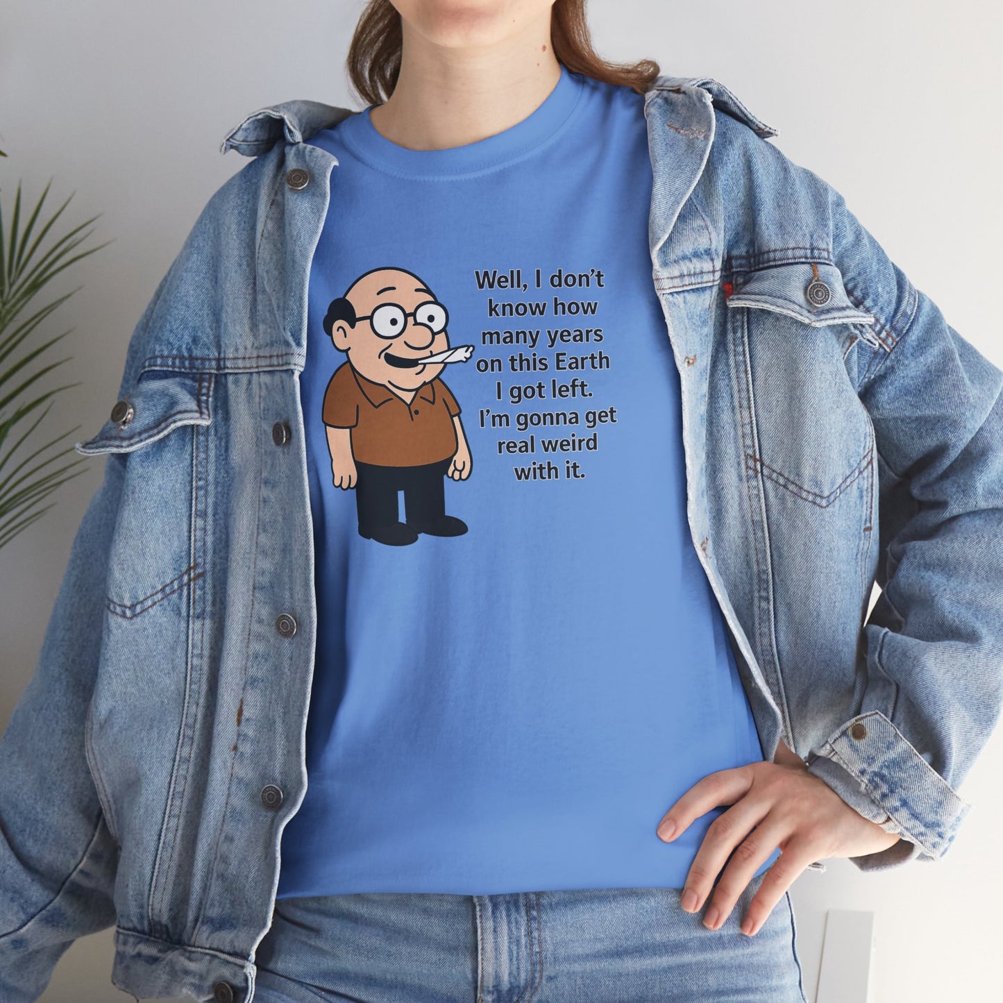 Weird with it Unisex Heavy Cotton Tee -' Graphic T-Shirt