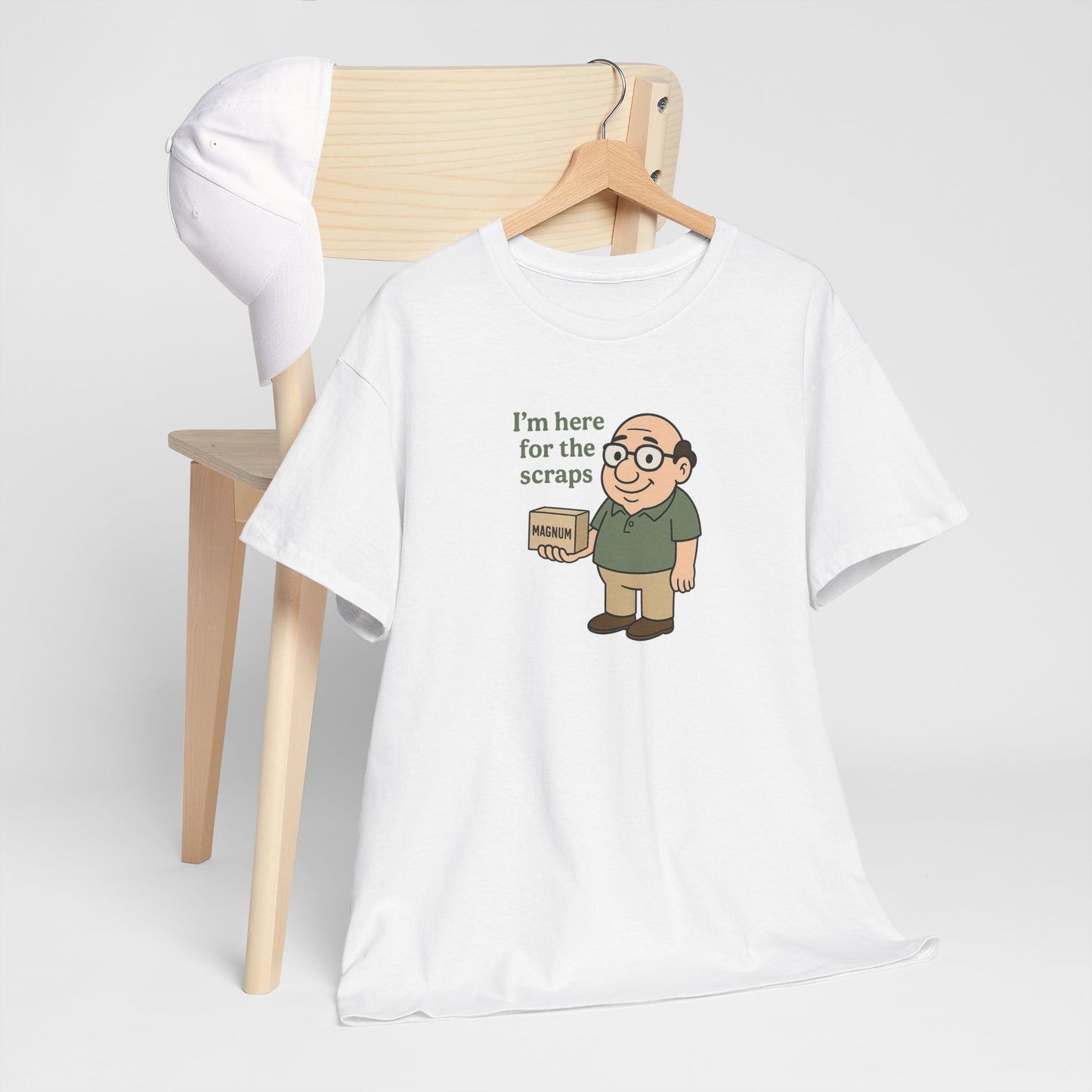 Scraps Unisex Heavy Cotton Tee -' Graphic T-Shirt