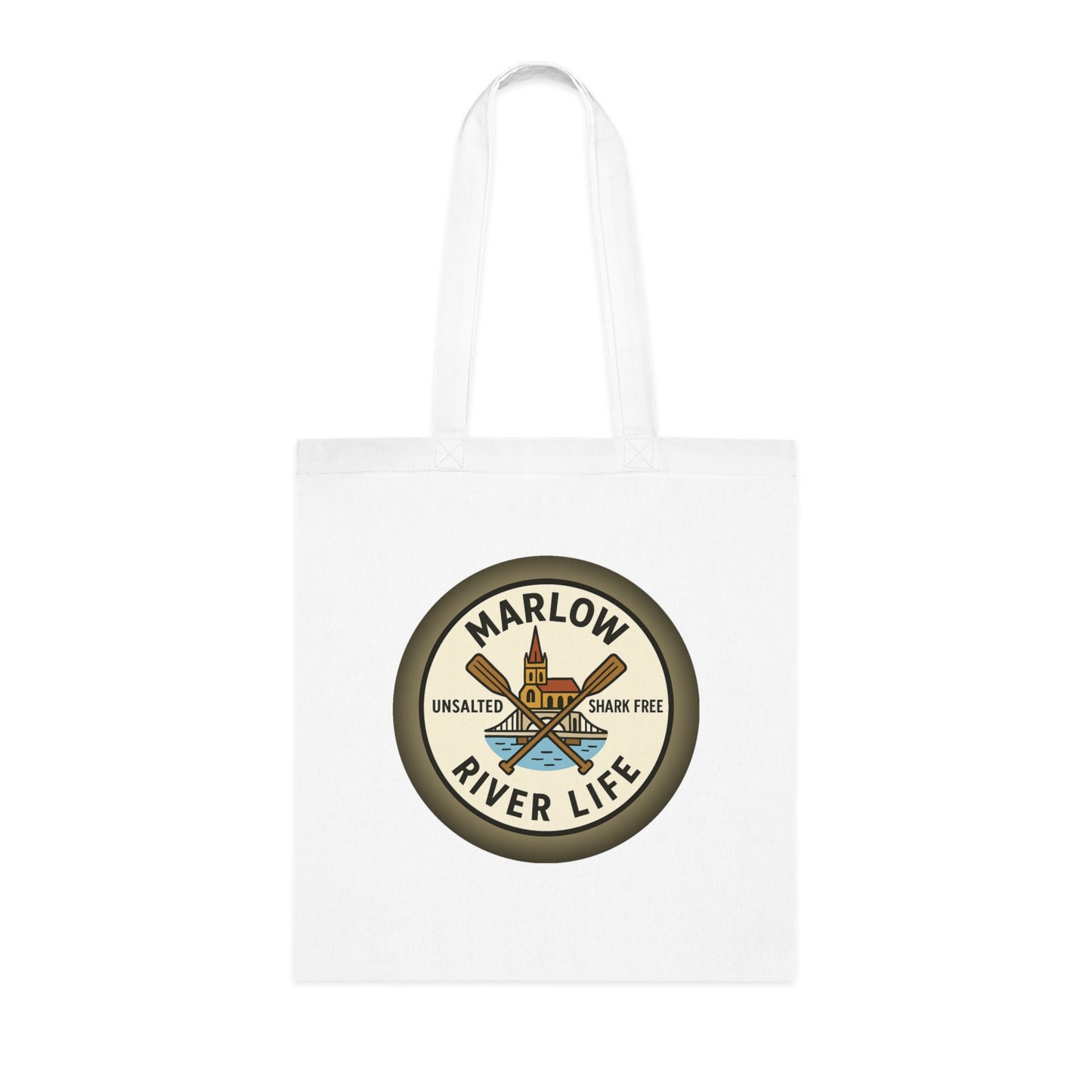 Marlow River Life Cotton Tote Bag - Unsalted & Shark Free