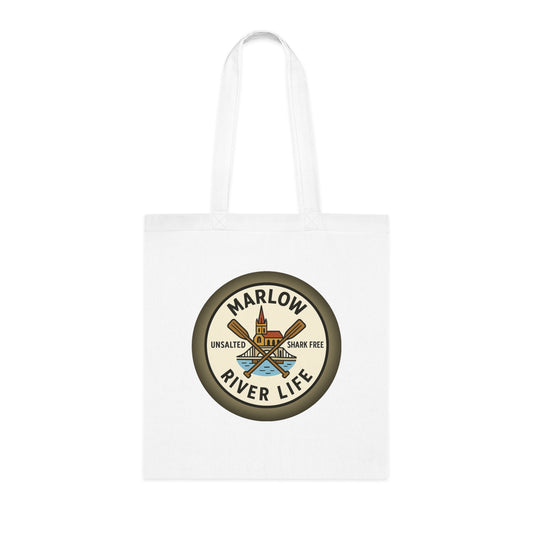 Marlow River Life Cotton Tote Bag - Unsalted & Shark Free