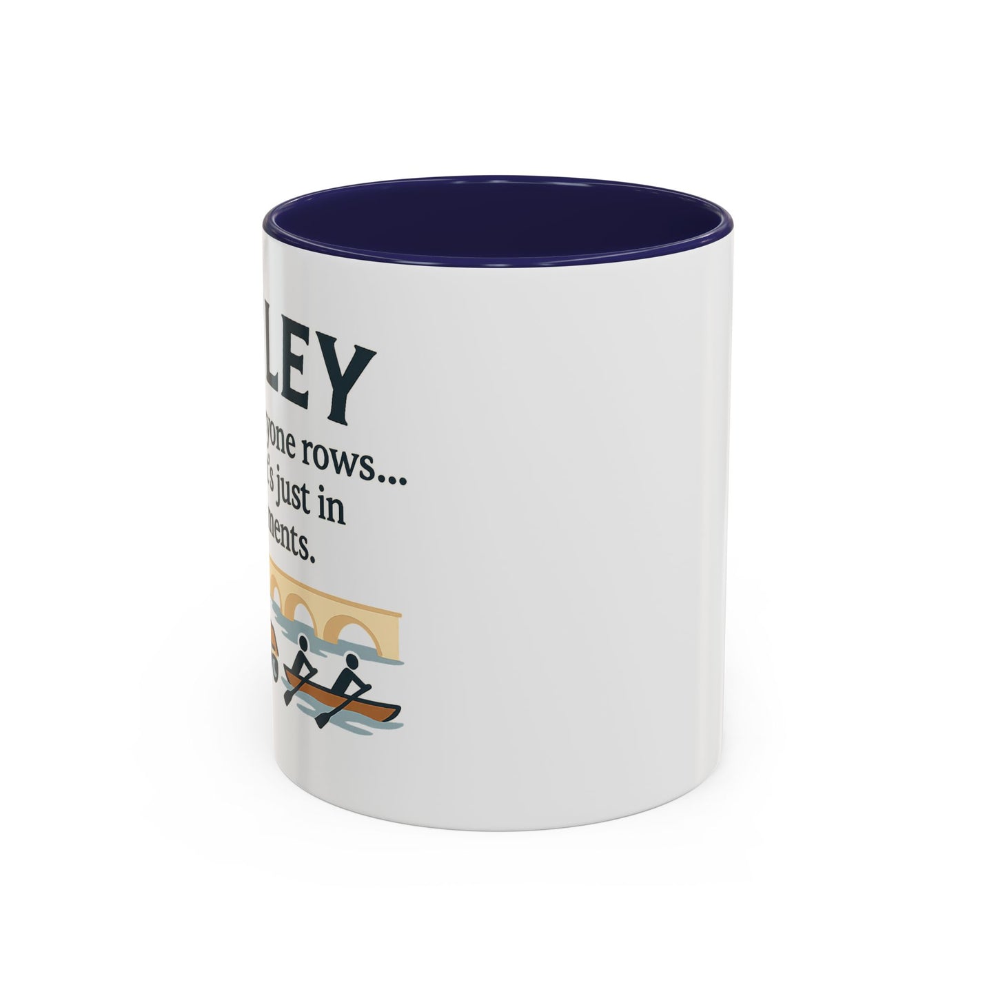 Funny Henley Row Coffee Mug - 11oz, Unsalted & Shark Free Design
