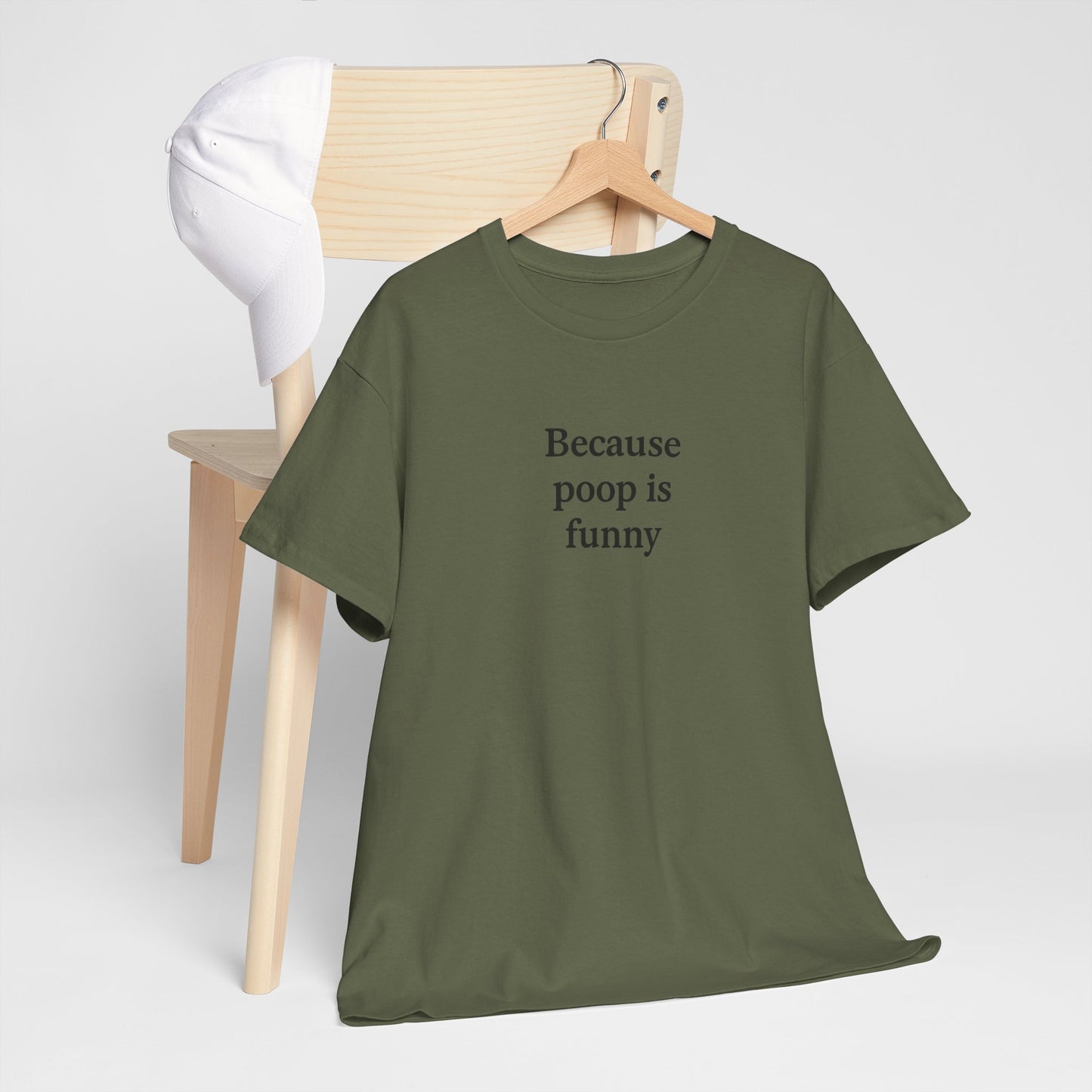 Poop Unisex Heavy Cotton Tee