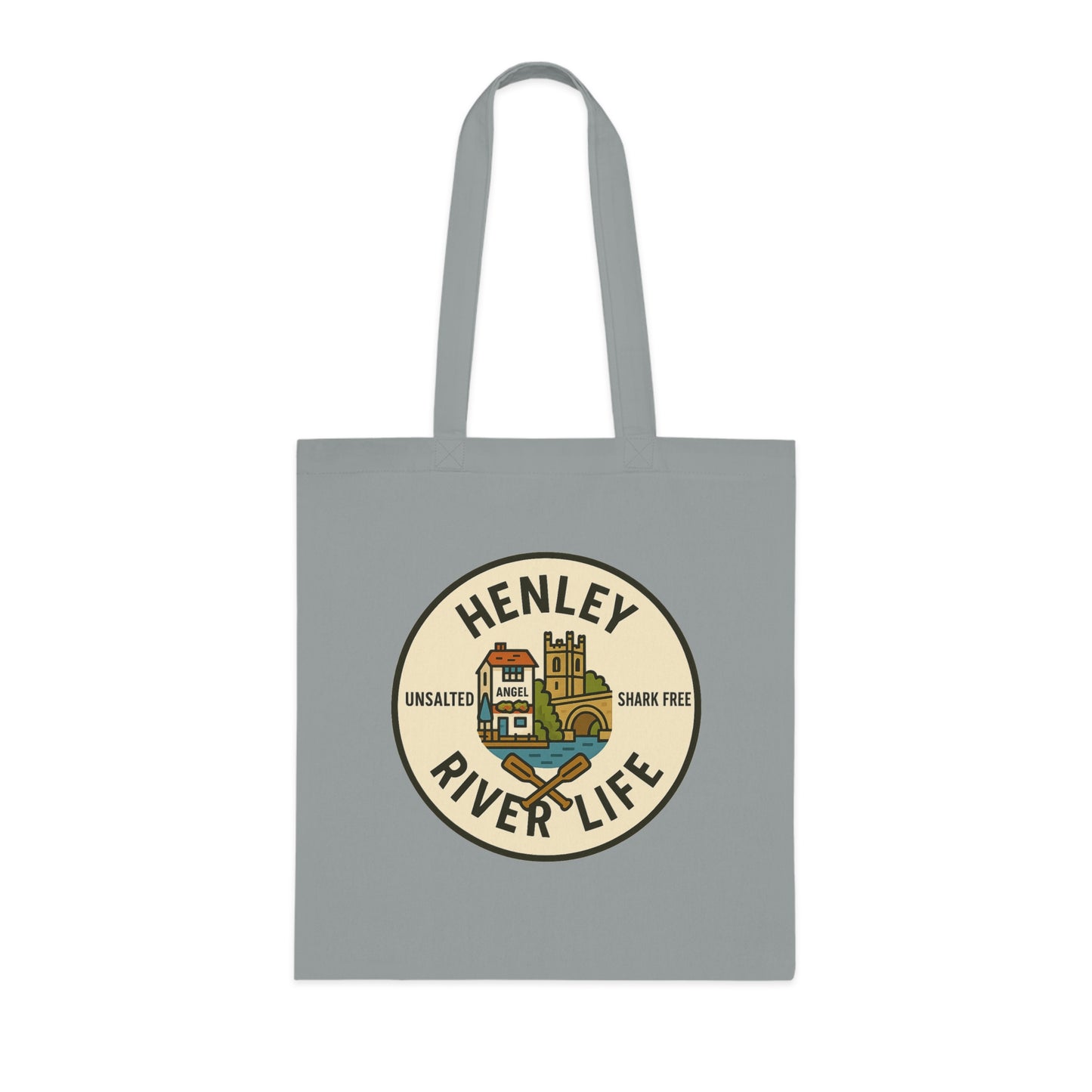 Henley River Life Cotton Tote Bag - Unsalted & Shark Free