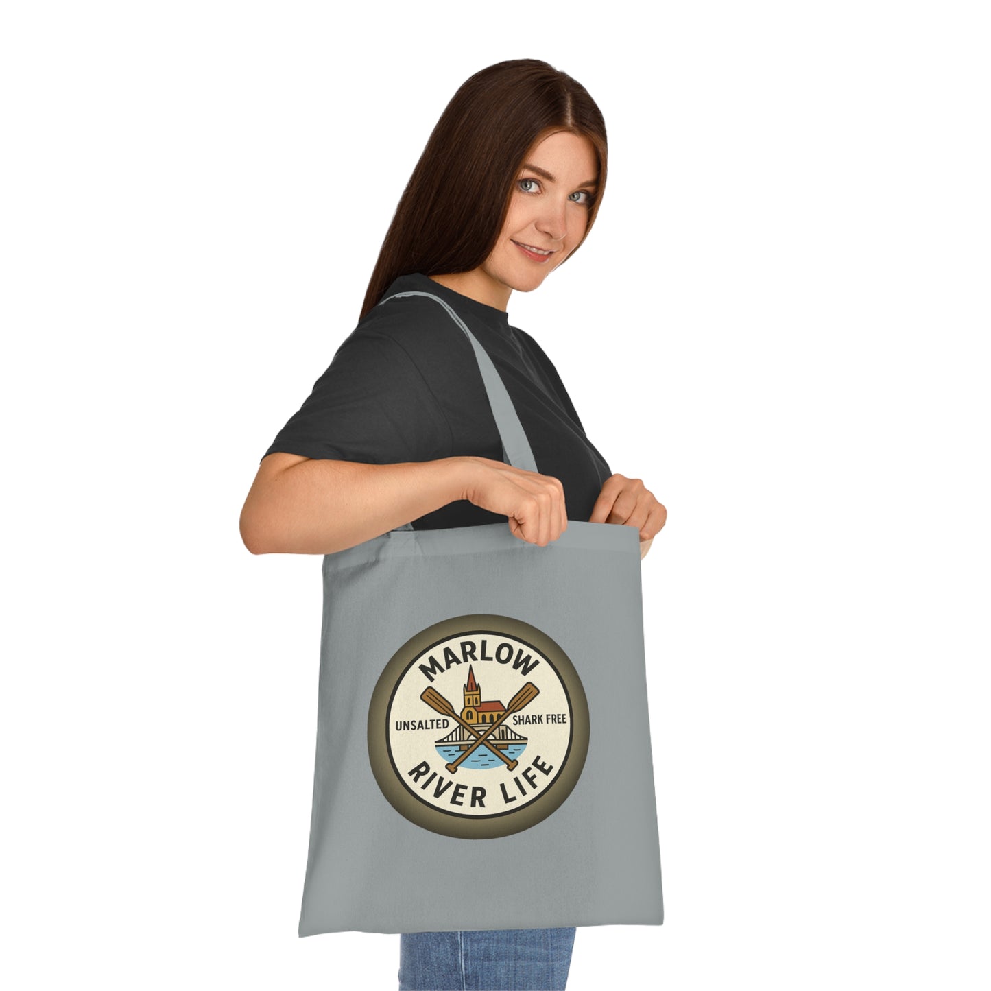 Marlow River Life Cotton Tote Bag - Unsalted & Shark Free