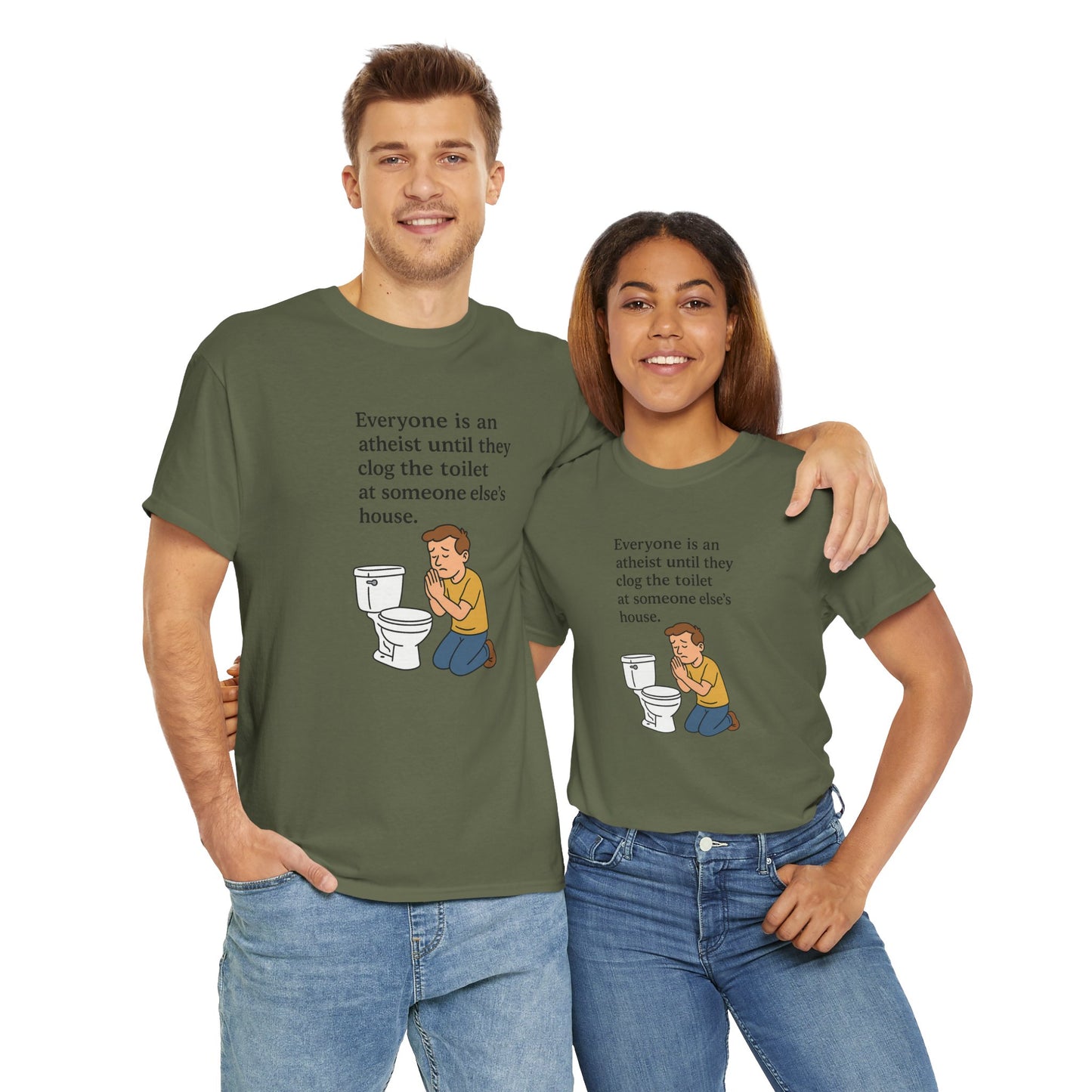 Clog toilet Unisex Heavy Cotton Tee