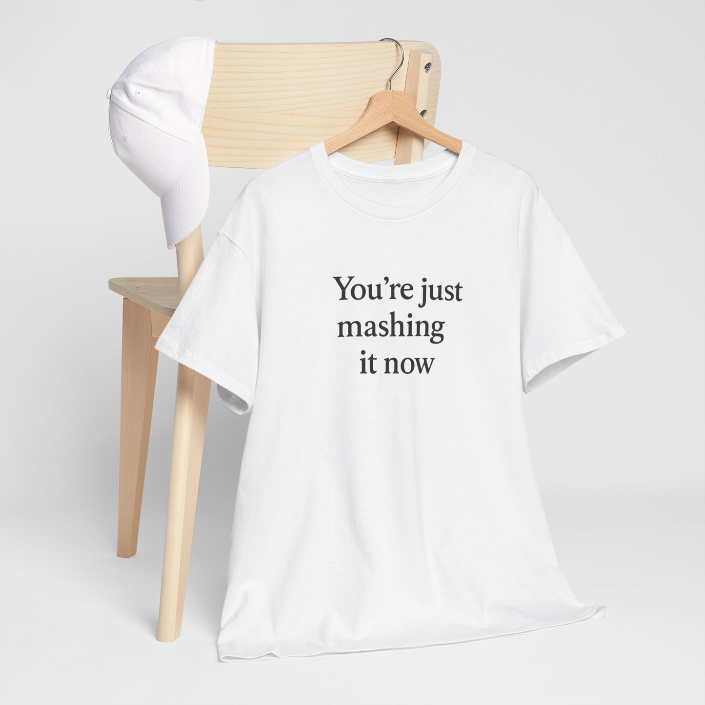 Mashing it Unisex Heavy Cotton Tee -' Graphic T-Shirt