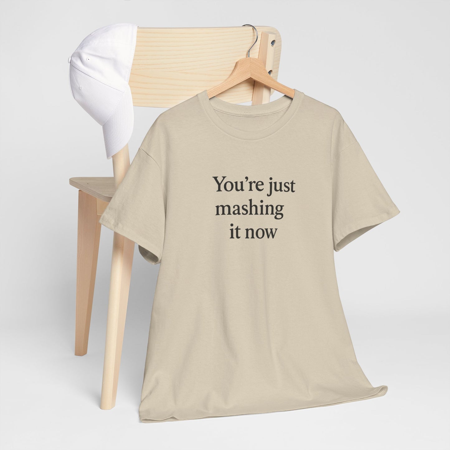 Mashing it Unisex Heavy Cotton Tee -' Graphic T-Shirt