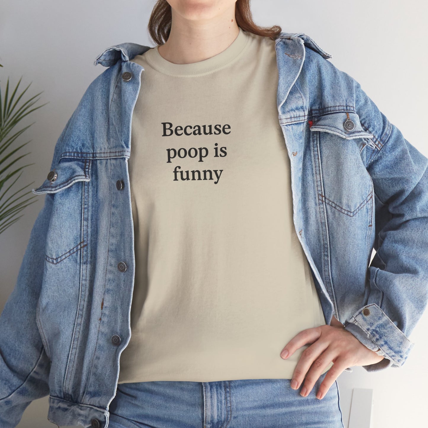 Poop Unisex Heavy Cotton Tee