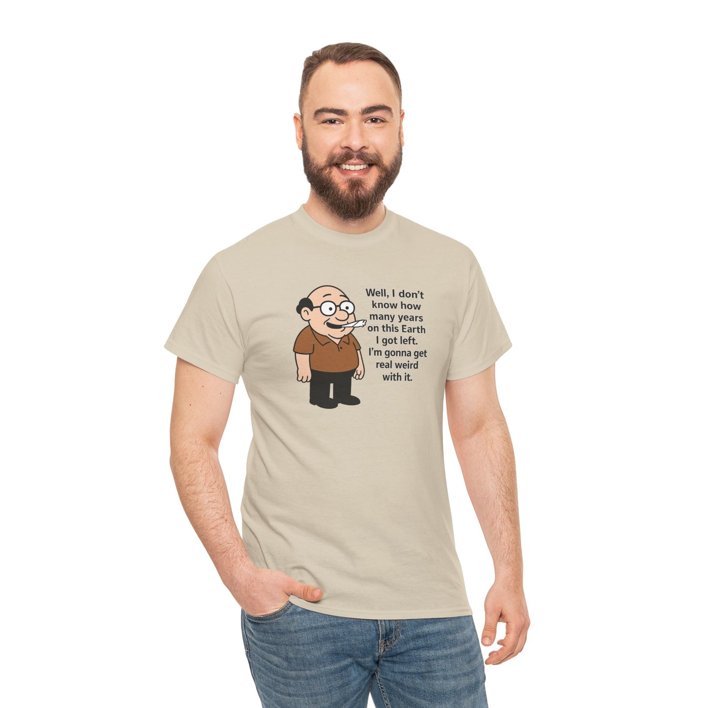 Weird with it Unisex Heavy Cotton Tee -' Graphic T-Shirt
