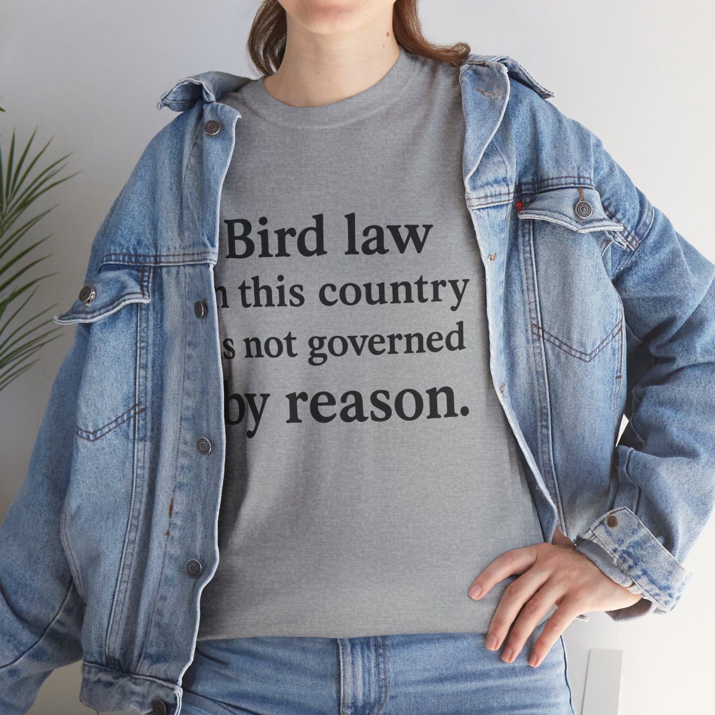 Bird Law Unisex Heavy Cotton Tee