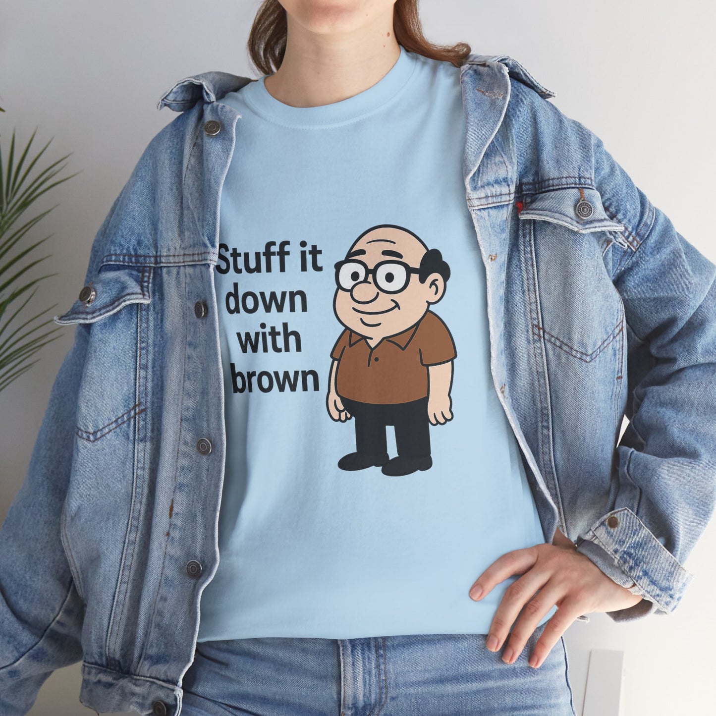Stuff it down Unisex Heavy Cotton Tee