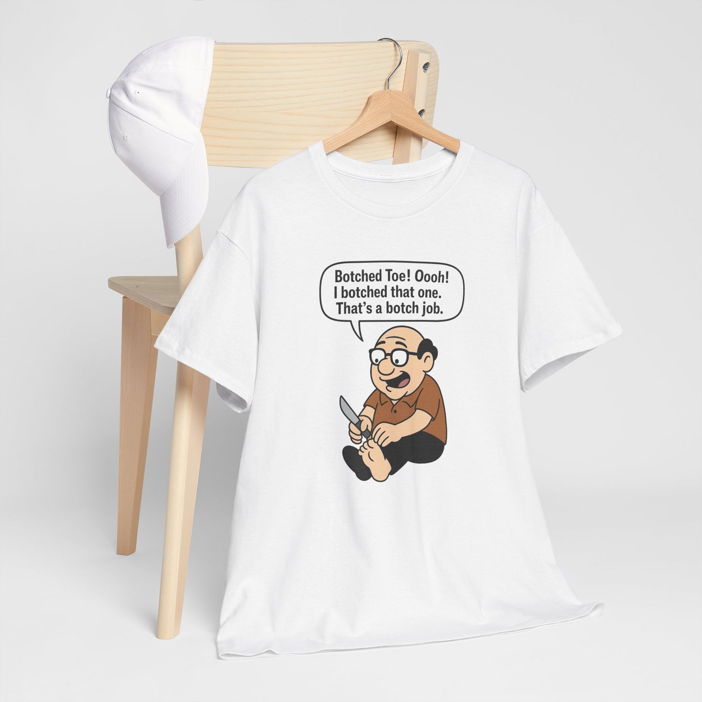 Toe Knife Unisex Heavy Cotton Tee -' Graphic T-Shirt