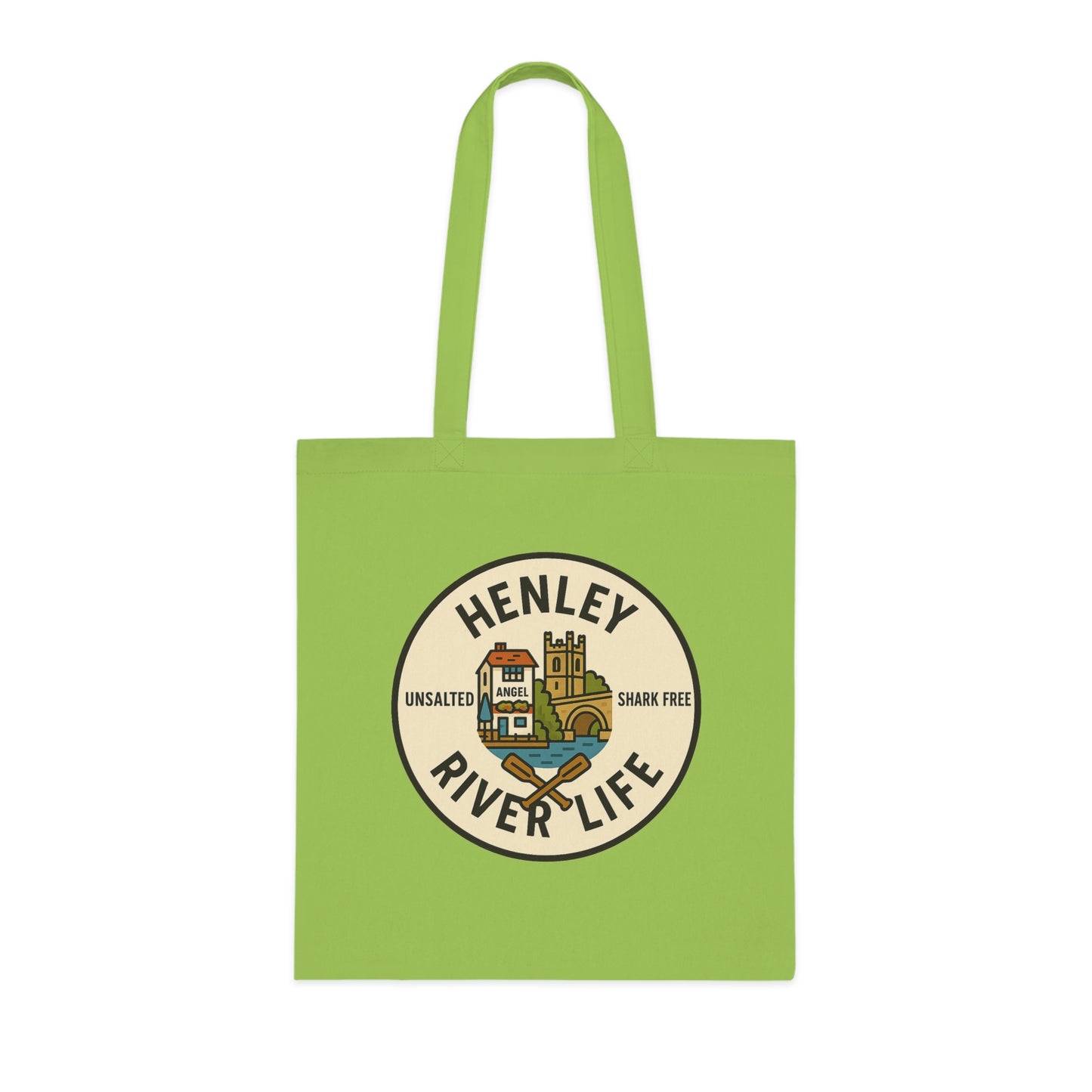 Henley River Life Cotton Tote Bag - Unsalted & Shark Free