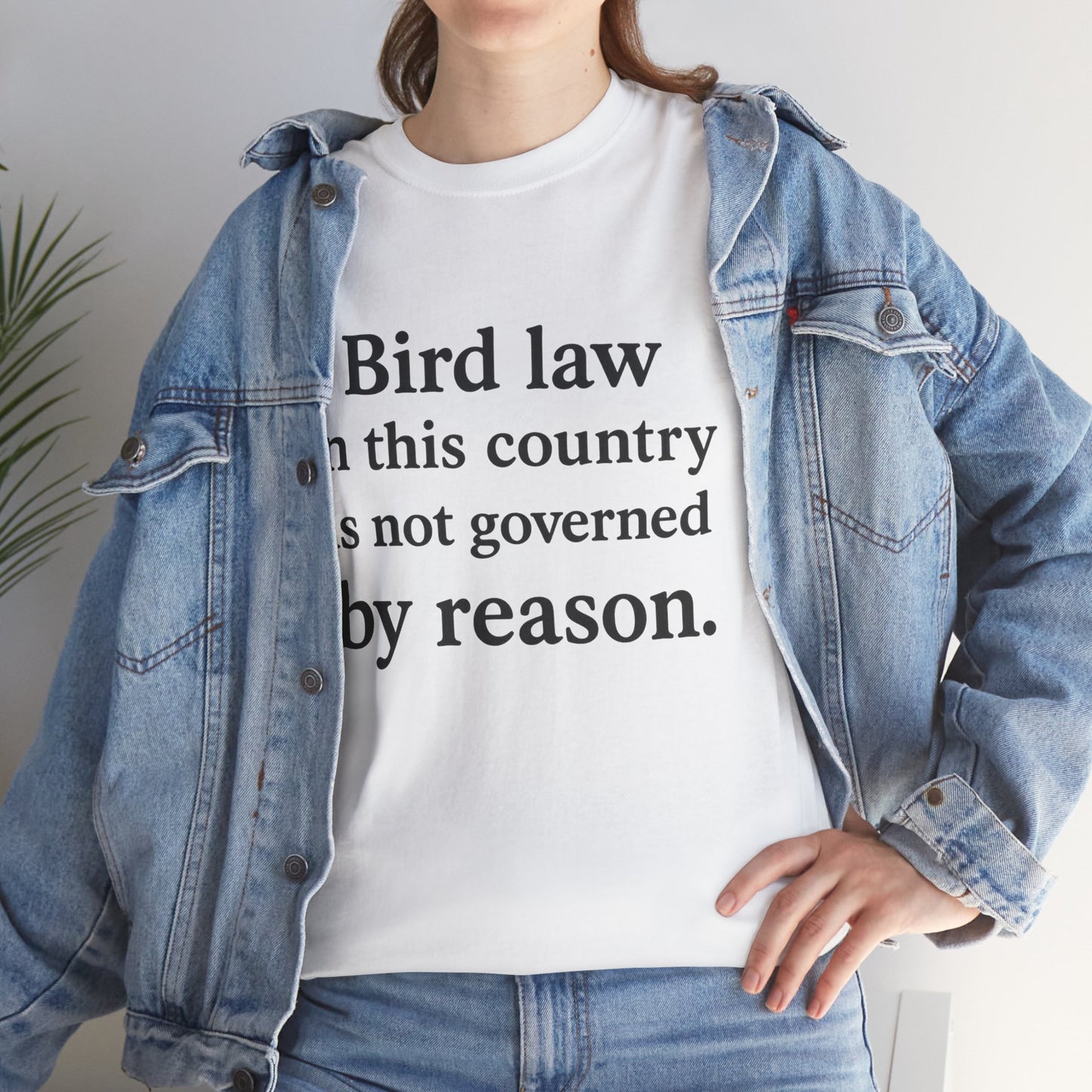 Bird Law Unisex Heavy Cotton Tee