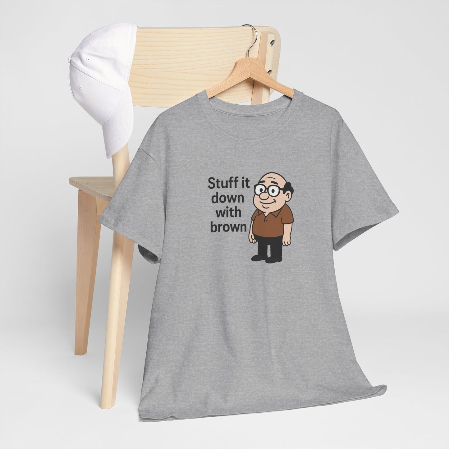 Stuff it down Unisex Heavy Cotton Tee -' Graphic T-Shirt
