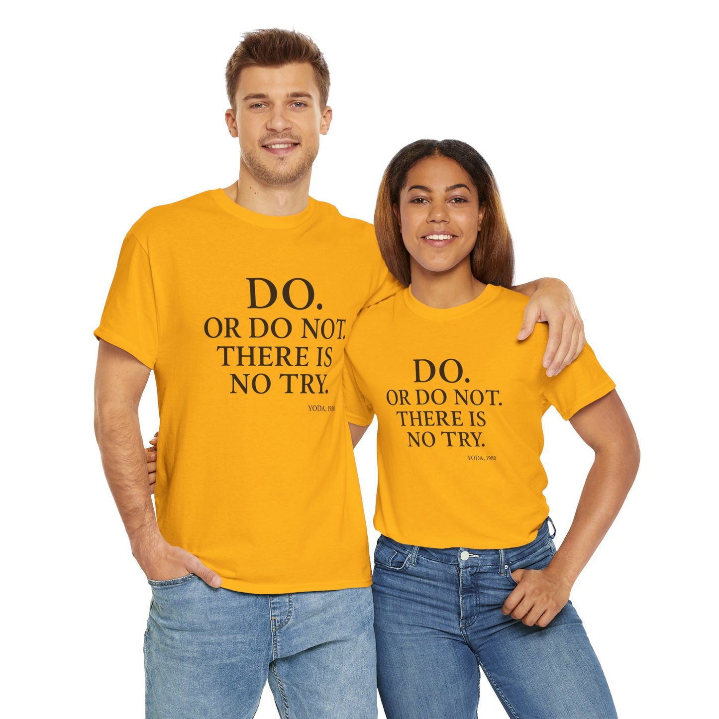 Yoda quote Unisex Heavy Cotton Tee