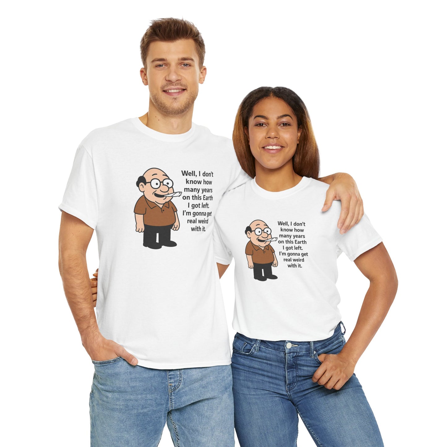 Weird with it Unisex Heavy Cotton Tee -' Graphic T-Shirt