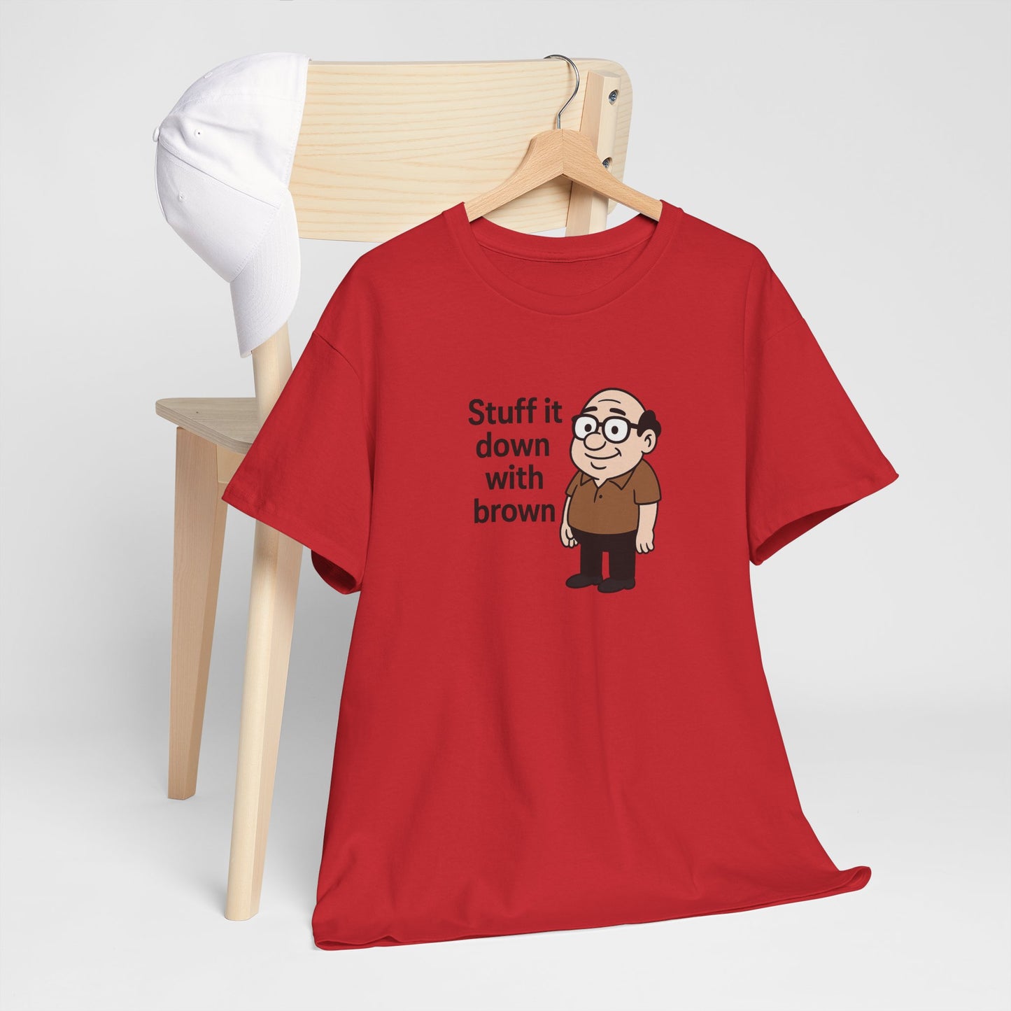 Stuff it down Unisex Heavy Cotton Tee -' Graphic T-Shirt