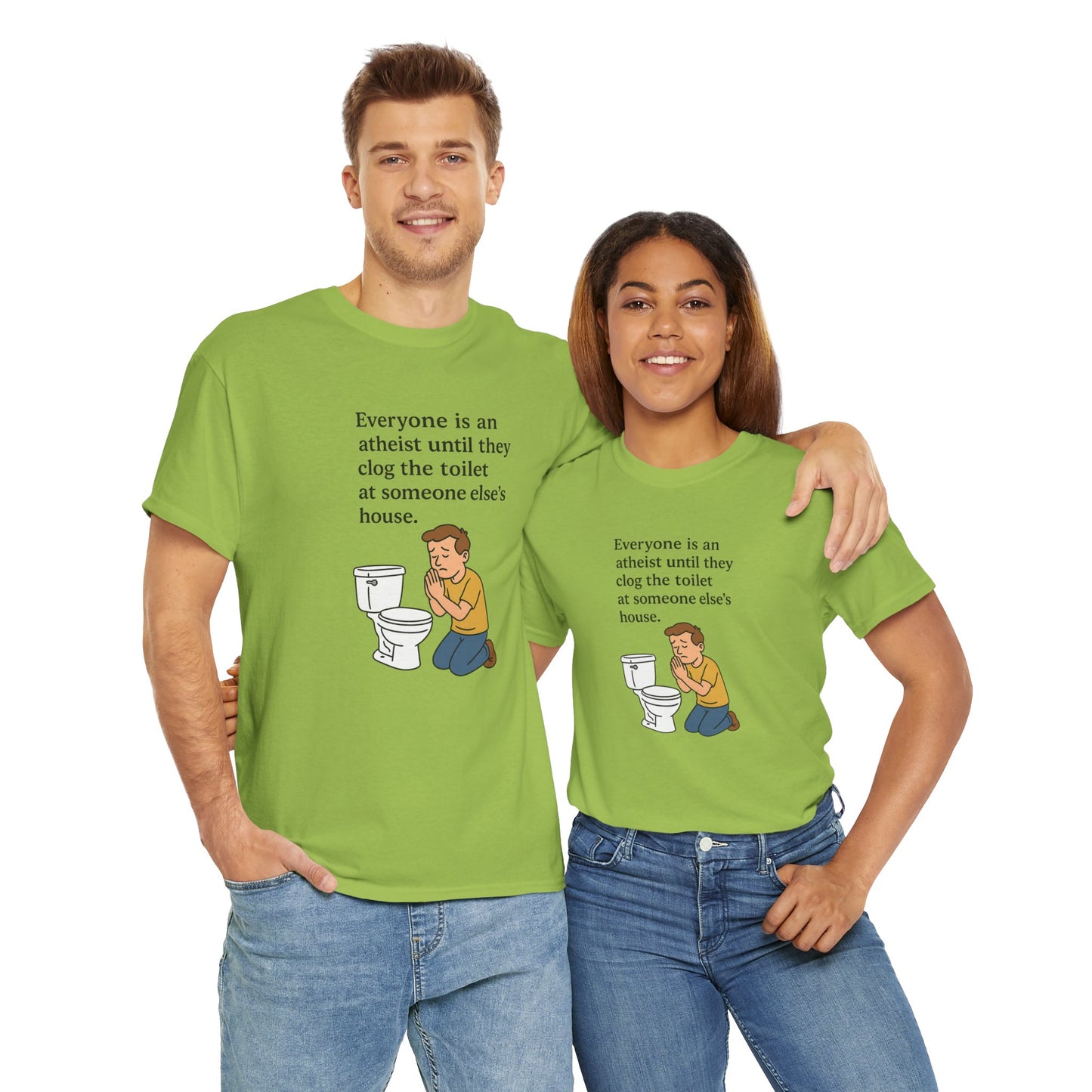Clog toilet Unisex Heavy Cotton Tee