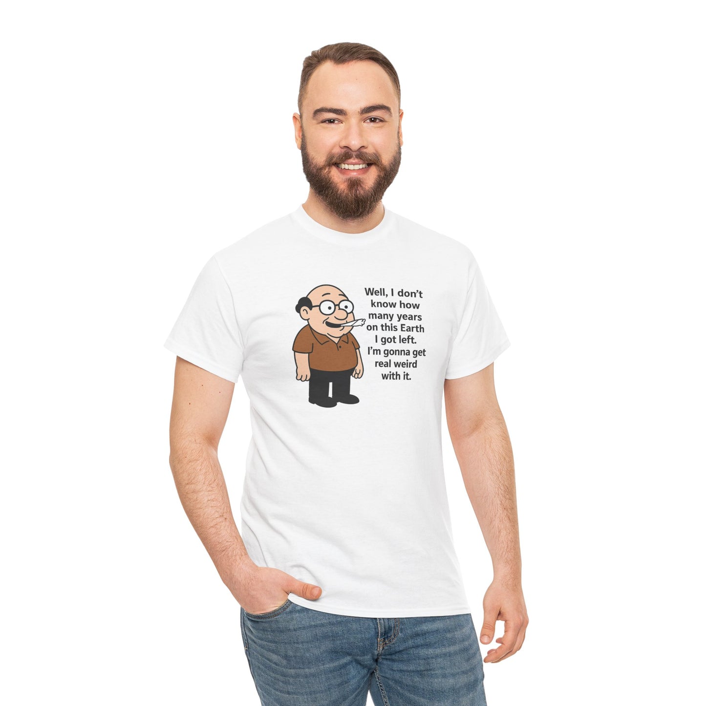 Weird with it Unisex Heavy Cotton Tee -' Graphic T-Shirt