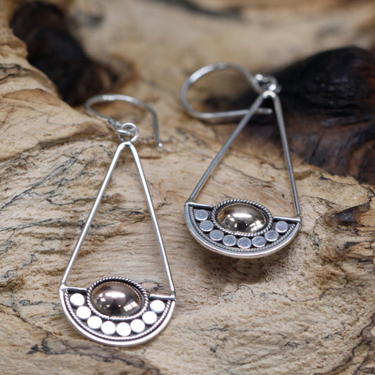 Silver & Gold Earring - Luna Balance. Out of Stock