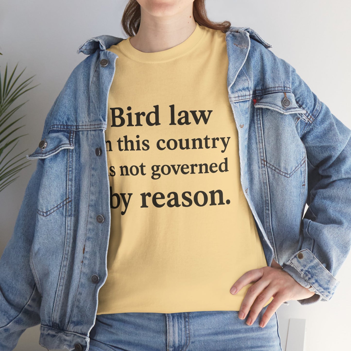 Bird Law Unisex Heavy Cotton Tee
