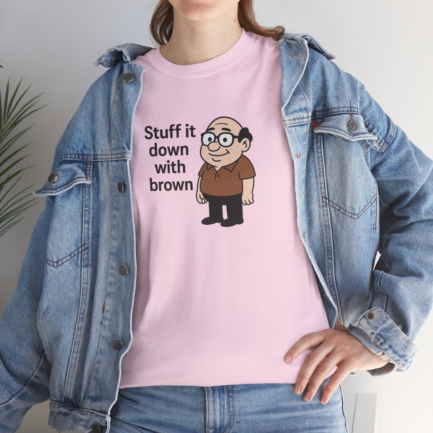 Stuff it down Unisex Heavy Cotton Tee -' Graphic T-Shirt